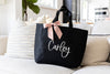 Custom Tote Bag with Zipper - Personalized Bags - EverlyGrayce 