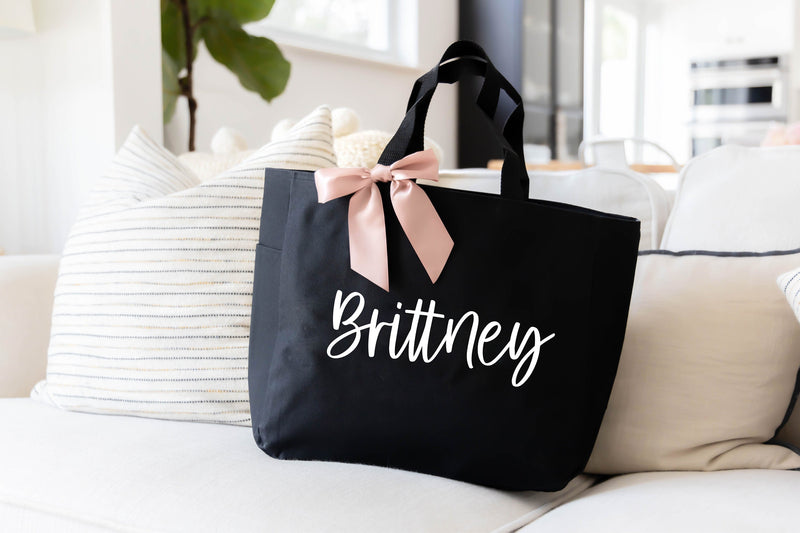 Bachelorette Tote Bags - Custom Bridesmaid Bag - EverlyGrayce 