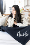 Personalized Blankets with Name | Custom Throw Blankets - EverlyGrayce 