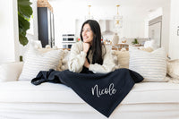 Personalized Blankets with Name | Custom Throw Blankets - EverlyGrayce 