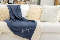 Personalized Blanket for Adults | Custom Throw Blankets with Name - EverlyGrayce 