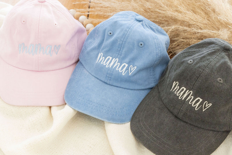 mama baseball hat in a variety of colors
