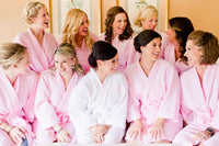 monogram bridesmaid robes