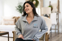 personalized nurse embroidered sweatshirt