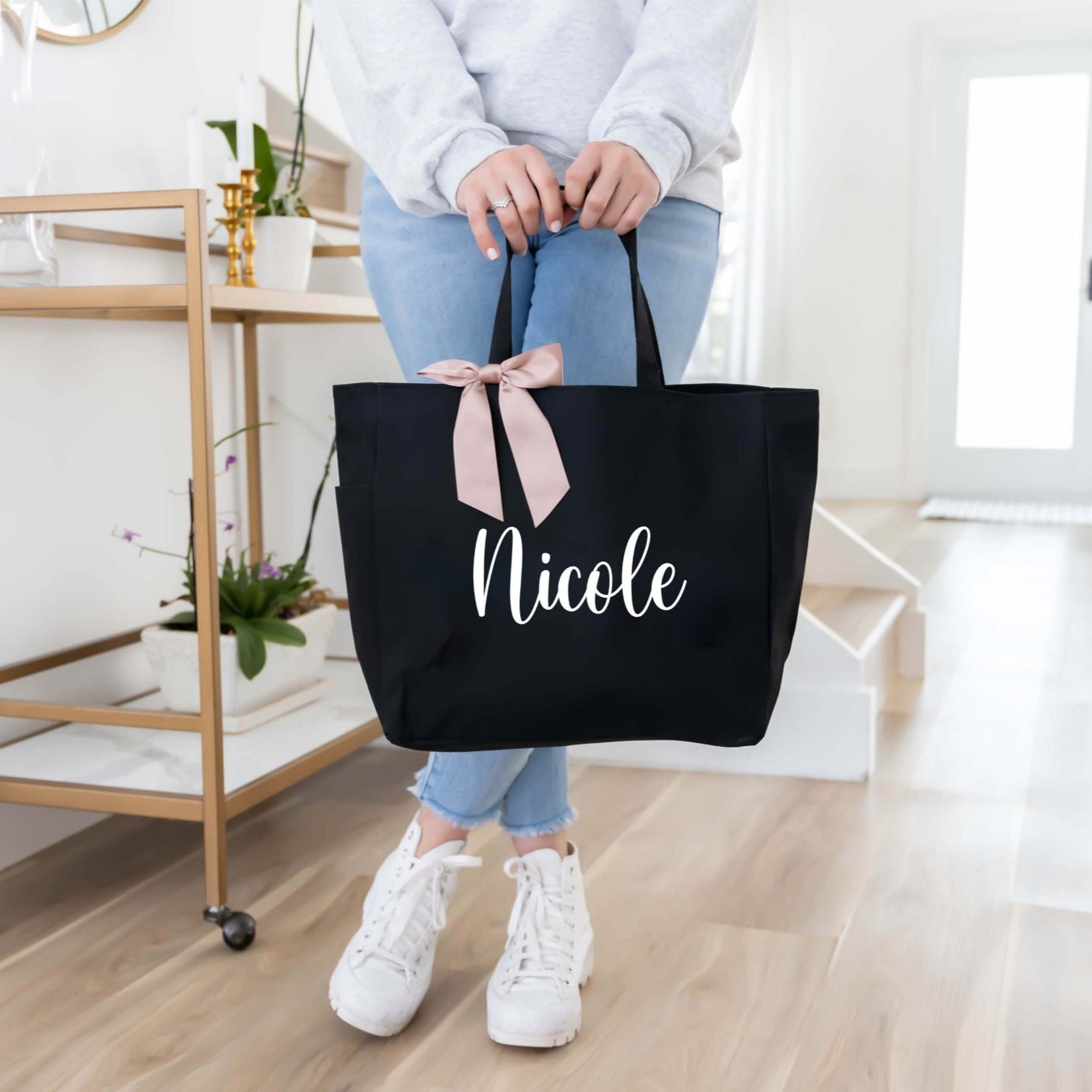 Wedding Totes Bridesmaid Tote Bag Ideas God Says You Are