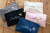 personalized cosmetic bags for bridesmaids
