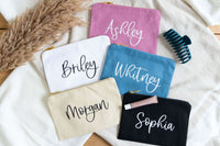 personalized makeup bags for bridesmaids
