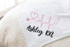 personalized nurse gifts throw blanket