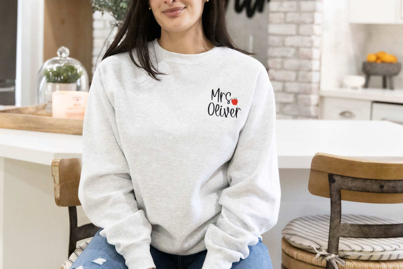 personalized teacher sweatshirts
