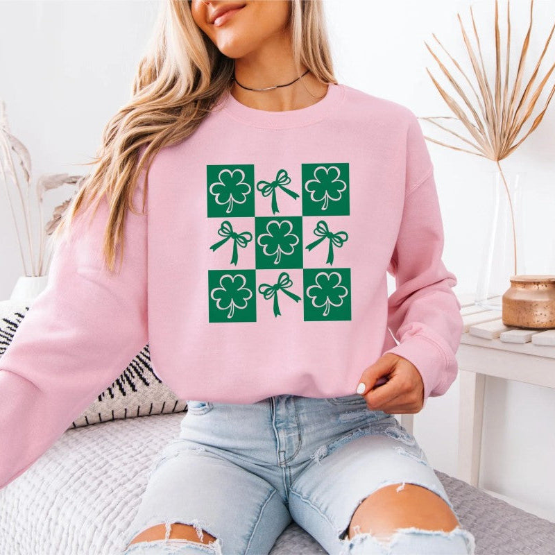shamrocks and bows tee