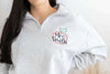 teacher sweatshirts quarter zip