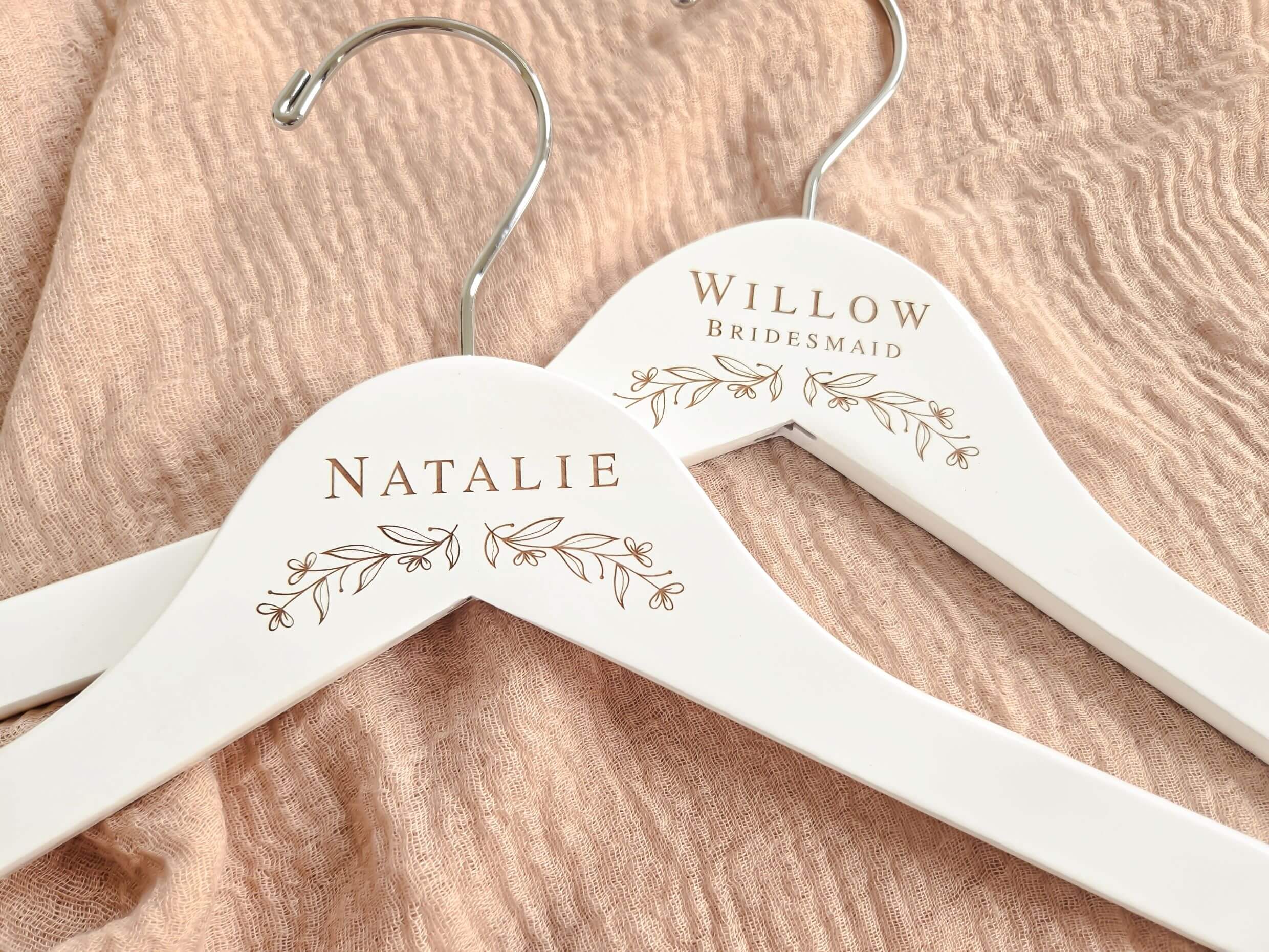 wedding dress hanger Wedding Hangers Personalized | Add Your Names | EverlyGrayce
