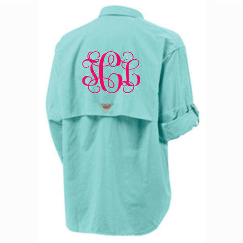 Embroidered Personalized Monogrammed Youth Little Girls Big Girls Columbia  UPF 40 Fishing Shirt Several Colors Available -  Canada